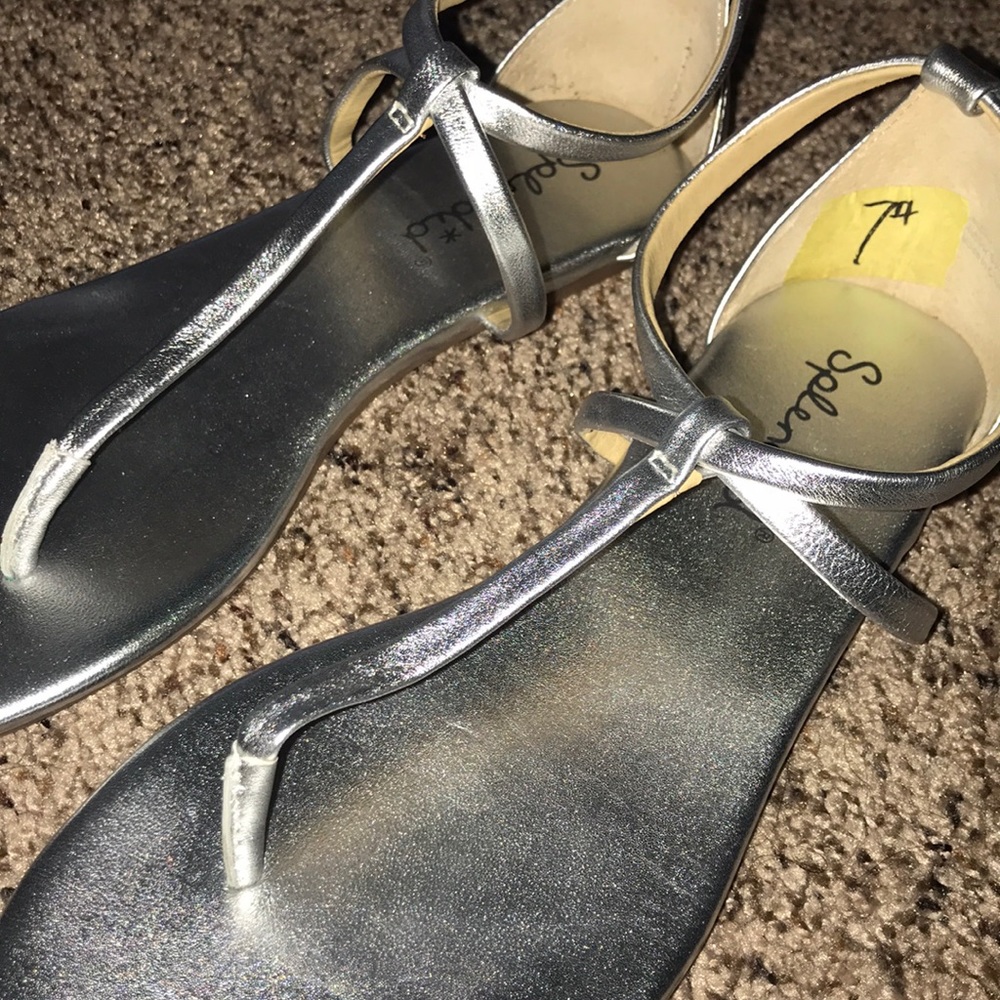 Splendid silver sandals